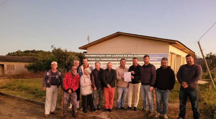 Rio Novo em Balneário Gaivota receberá pavimentação