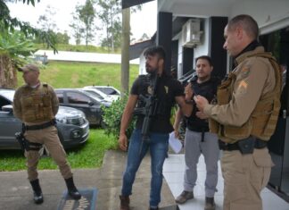 Operação da Polícia Civil com apoio da PM prende suspeito de envolvimento em homicídios na comarca de Santa Rosa do Sul