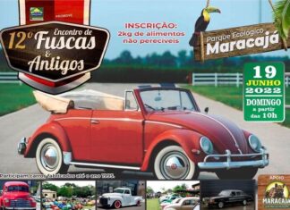 Maracajá realiza encontro de Fuscas e Antigos