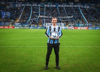 Grêmio prepara Lucas Leiva com intertemporada e deve ter estreia em início do returno da Série B