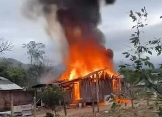 Casa é destruída por incêndio e família necessita de ajuda para recomeçar em Praia Grande