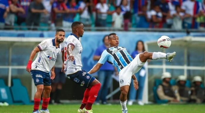 Grêmio oscila em tempos contra o Bahia e chega a mais de 2 meses sem vencer fora de casa