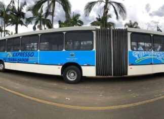 Ônibus articulado chega para atender trabalhadores de Timbé do Sul