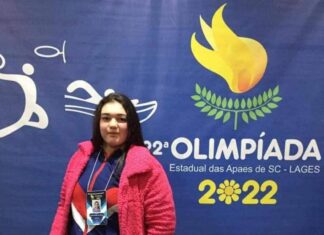 Atleta de Ermo conquista medalha de prata na Olimpíada das APAES de SC