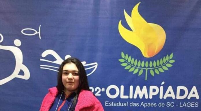 Atleta de Ermo conquista medalha de prata na Olimpíada das APAES de SC