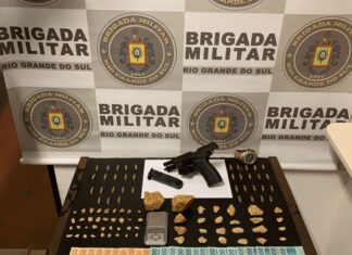 BM flagra casal com drogas em Torres