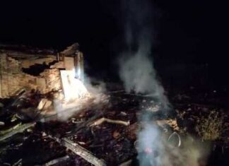 Galpão pega fogo e gera prejuízo em Santa Rosa do Sul