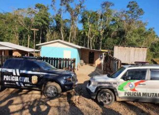 Polícia Civil, com apoio da Militar, deflagra operação contra o tráfico em Timbé do Sul