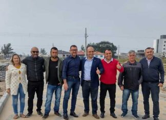 Secretário de Infraestrutura do Governo de SC visita município de Balneário Gaivota