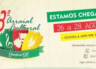 3º Arraial Cultural de Sombrio lança sua programação
