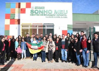 Sombrio inaugura primeira creche 100% do interior