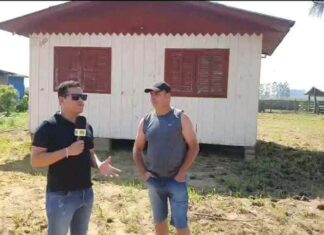 A casa “furtada” em Sombrio ganha repercussão estadual