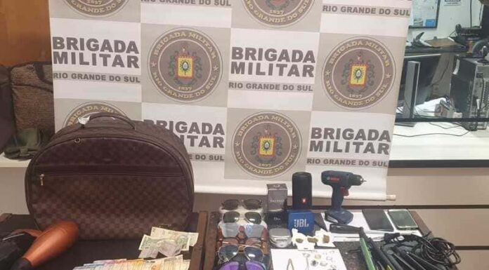 Casal chileno é preso com objetos furtados em Torres