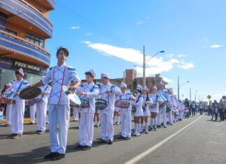 Desfile de 7 de setembro, em Balneário Gaivota