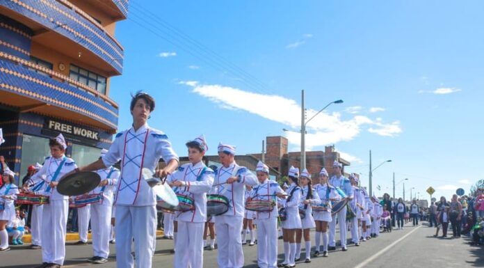 Desfile de 7 de setembro, em Balneário Gaivota