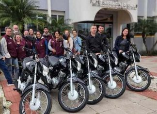 Prefeitura de Sombrio adquire cinco novas motos para epidemiologia