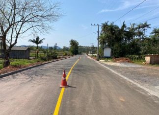 Timbé do Sul conclui pavimentação da rua esperada por mais de 30 anos