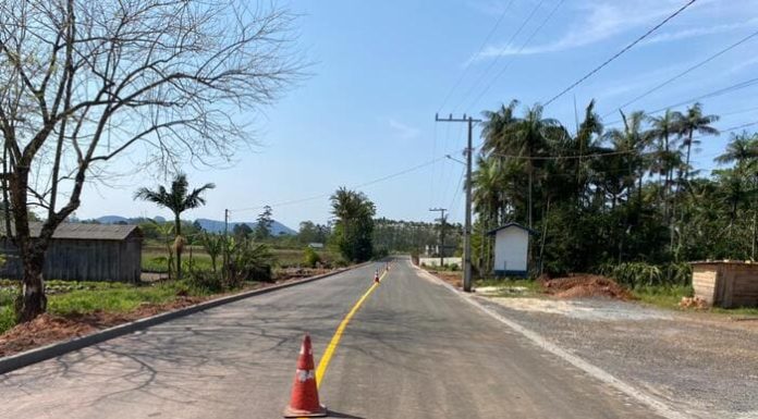Timbé do Sul conclui pavimentação da rua esperada por mais de 30 anos