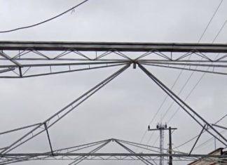 Estrutura começa a ser montada em Timbé do Sul