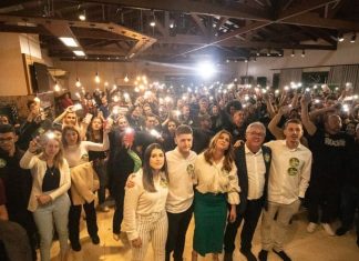 Juventude lota evento em Turvo em apoio a Tiago Zilli