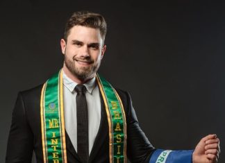 Representante de Santa Catarina, Luan Antonelli Bristot, estará participando do Mister International, nas Filipinas