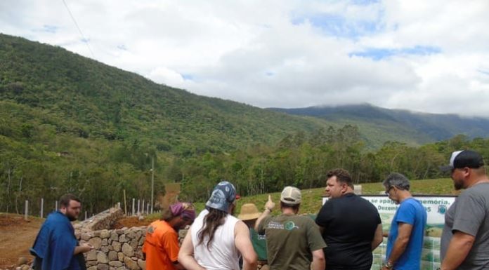 Equipe técnica do Geoparque visita Timbé do Sul