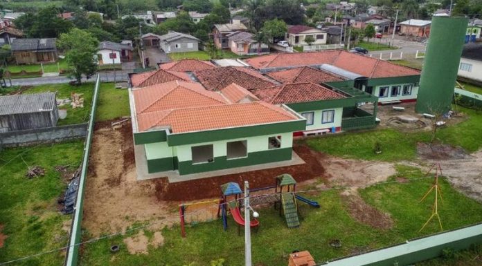 Novas salas de aula estão em construção em Praia Grande