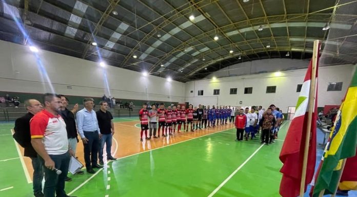 Santa Rosa do Sul inicia Campeonato Municipal de Futsal
