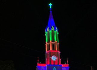 Igreja de Santo Antônio de Pádua de Sombrio, inaugura nova iluminação