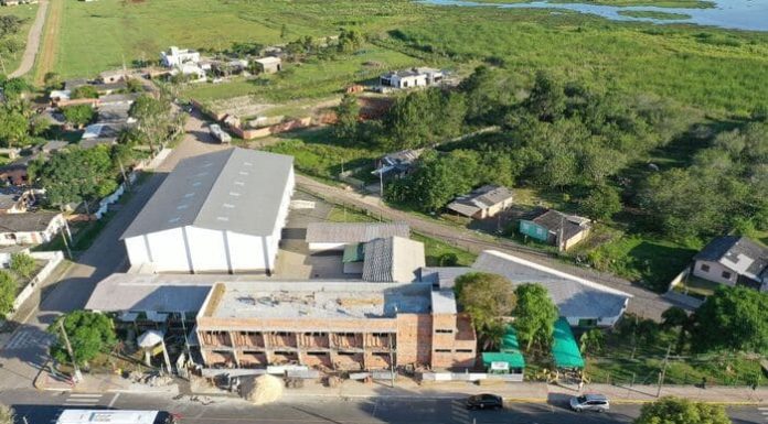 Obras de ampliação ganham forma em Sombrio