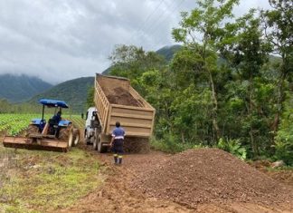 Em Timbé do Sul estradas são recuperadas para dar melhor acesso ao trânsito