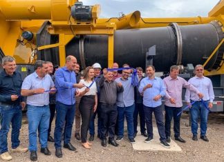 Governador inaugura a Usina de Asfalto do Consórcio Mampituba