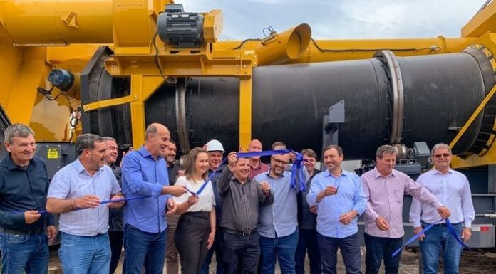 Governador inaugura a Usina de Asfalto do Consórcio Mampituba
