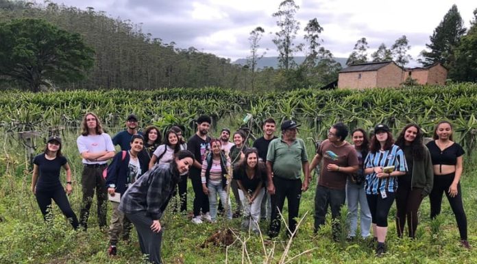 Alunos da UFSC conhecem geografia rural de Timbé do Sul