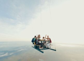 Praia Grande é cenário de uma ideia inusitada