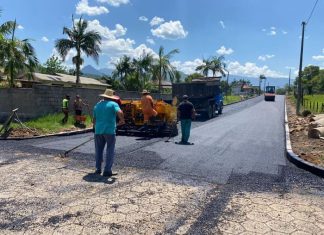 Timbé do Sul recebe pavimentação asfáltica