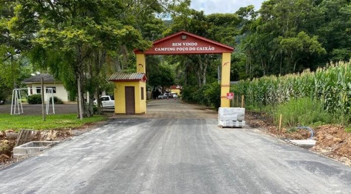Camping em Timbé do Sul se prepara para receber pavimentação asfáltica