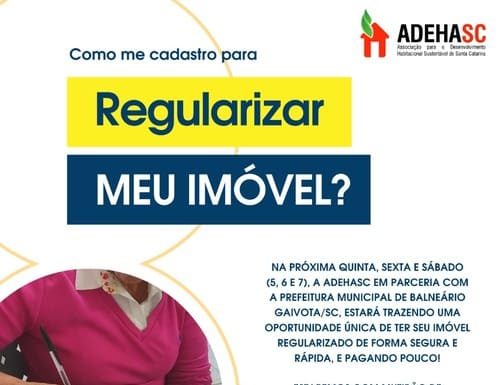 Balneário Gaivota: Programa Minha Escritura faz mutirão para regularizar imóveis