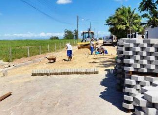 Obras segue em ritmo acelerado em Sombrio