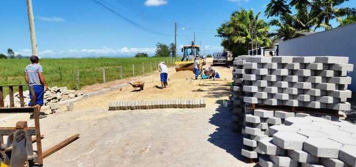 Obras segue em ritmo acelerado em Sombrio