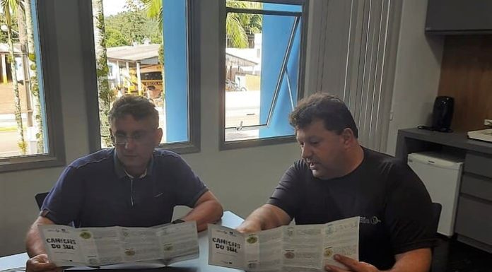 Mapa turístico do Geoparque Caminho dos Cânions do Sul está disponível em Timbé do Sul