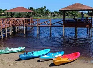 Prefeitura de Balneário Gaivota inaugura Praça Turística na Lagoa de Fora