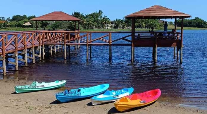 Prefeitura de Balneário Gaivota inaugura Praça Turística na Lagoa de Fora