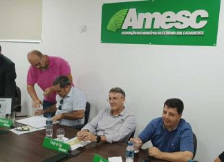 Prefeito de Santa Rosa do Sul assume AMESC