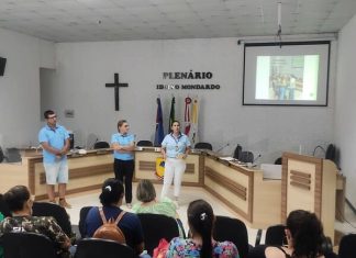 Equipe técnica do CRAS de Timbé do Sul recepciona equipe para início das atividades