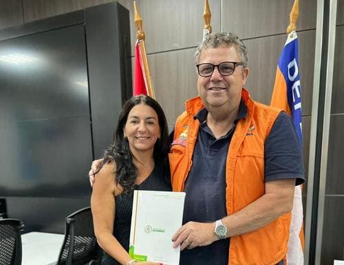 Pontes do Interior: Prefeitura Municipal de Sombrio se reúne com a Defesa Civil
