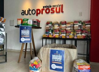 AUTOPROSUL realiza ação social para arrecadar alimentos