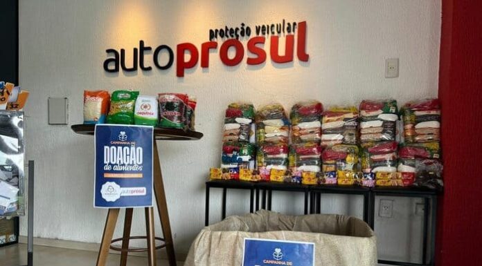 AUTOPROSUL realiza ação social para arrecadar alimentos