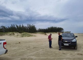 MPF faz visita a Balneário Gaivota e comprova áreas preservadas
