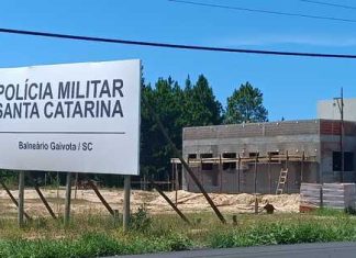Construção da sede própria da PM em Balneário Gaivota